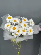 Букет из 15 садовых ромашек