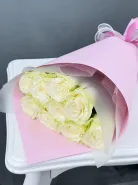 Букет из 9 белых роз