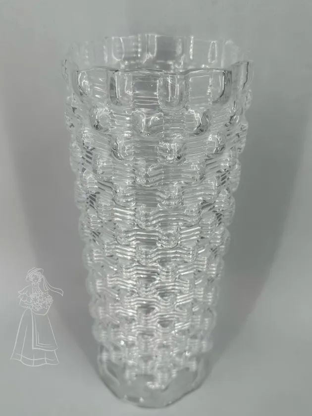 Ваза стеклянная D11, прозрачная