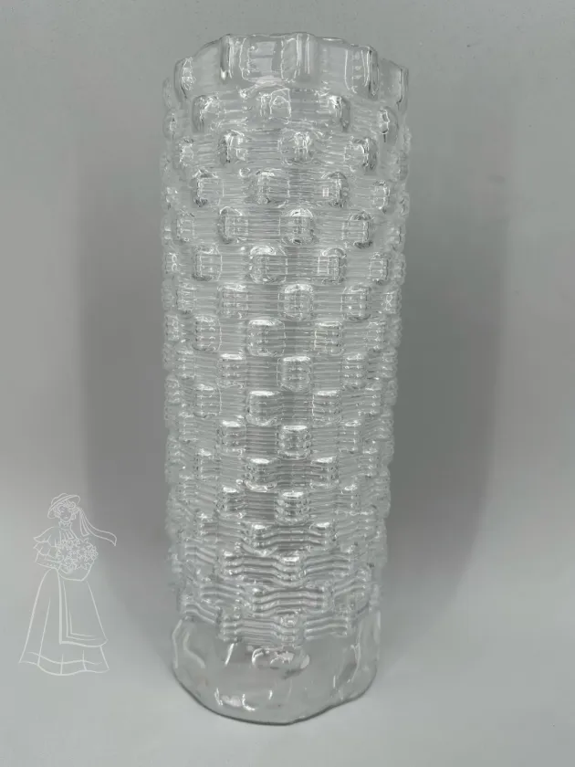 Ваза стеклянная D11, прозрачная