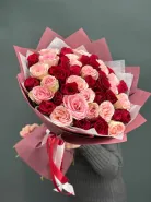 Шикарный букет из роз Кения