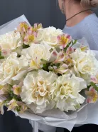 Букет Нежное очарование с французскими розами