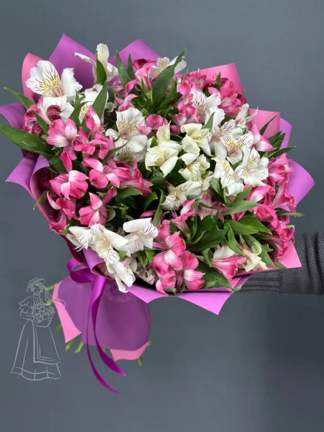 Букет Розовый каприз весны