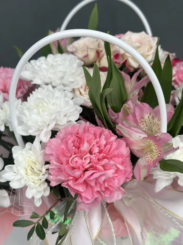 Композиция в сумочке Нежное облако