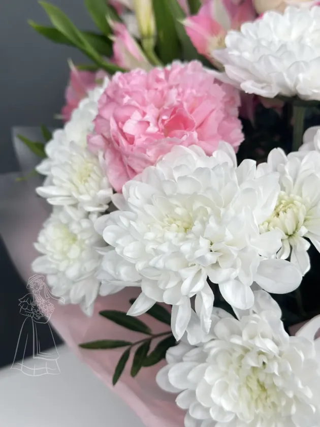 Композиция в сумочке Нежное облако