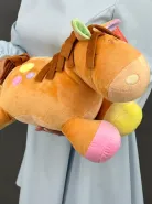 Мягкая игрушка Лошадка Тося рыжий