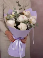 Букет из пионов Нежное дыхание
