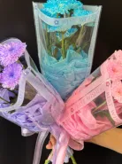 Букет- комплимент из 1 кустовой хризантемы (цвета микс)
