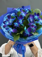 Эффектный букет из орхидеи (дендробиум)