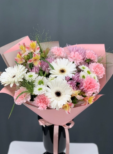 Букет с герберами от интернет-магазина цветов в Норильске
