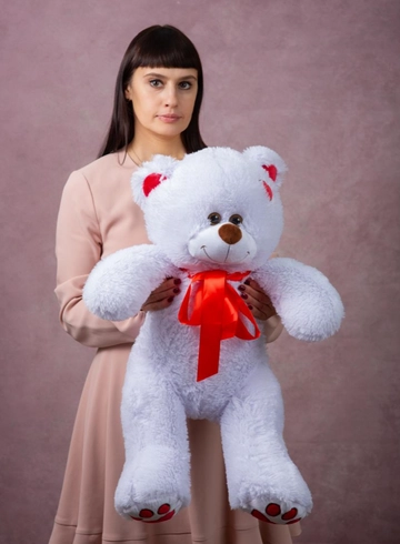 Медведь белый 65 от интернет-магазина цветов в Норильске