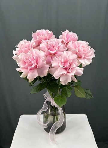 Шикарные, нежно- розовые французские розы. от интернет-магазина цветов в Норильске