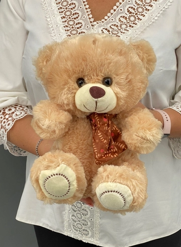 Мишка бежевый 33 от интернет-магазина цветов в Норильске