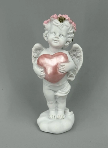 Фигурка Ангелочек с сердцем 12 от интернет-магазина цветов в Норильске