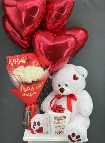 Подарочный сет Люблю тебя от интернет-магазина цветов в Норильске