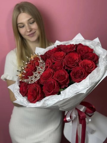 Букет Моей Королеве от интернет-магазина цветов в Норильске