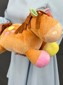 Мягкая игрушка Лошадка Тося рыжий